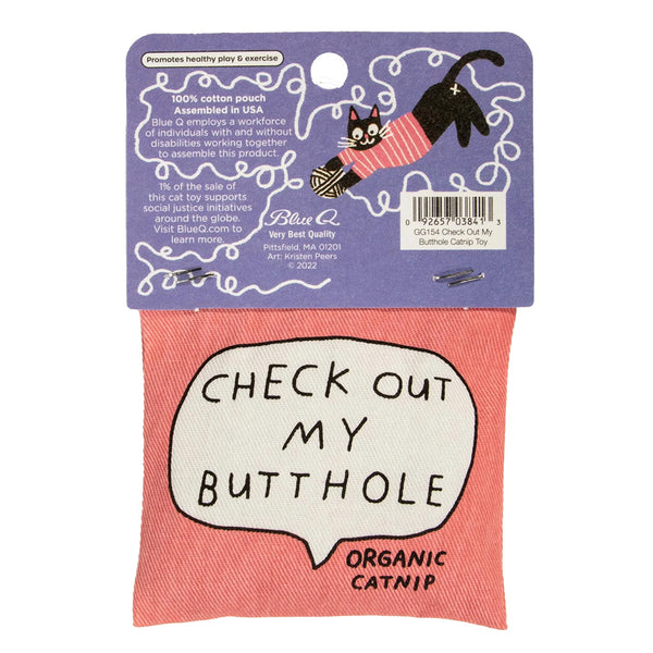 Check Out My B-hole Catnip Toy