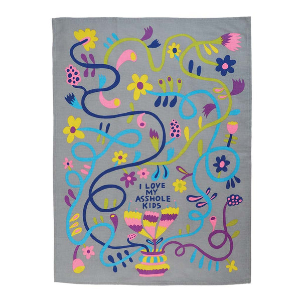 Love My Asshole Kids Dish Towel