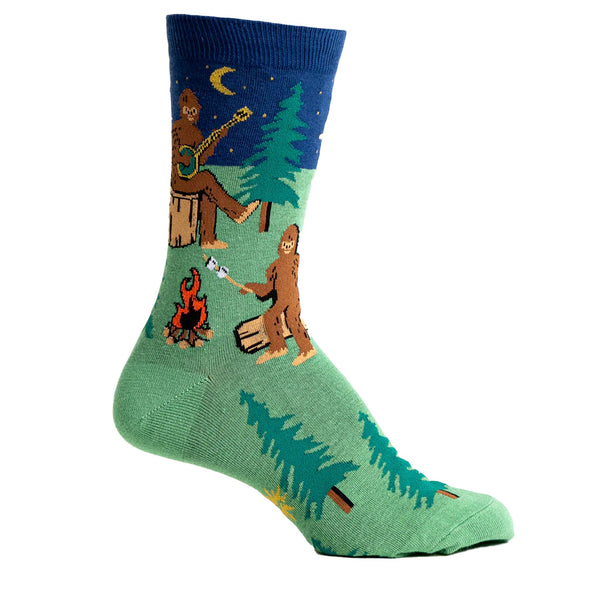 Mens Sasquatch Camp Out Socks